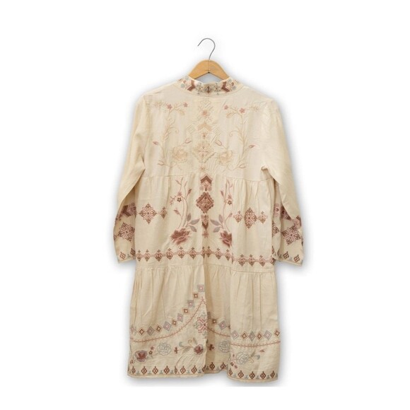 NEW KYLA SEO CAITE CALISTA PINK EMBROIDERED JACKET sz S KIMONO TENCIL BOHO FEST - Picture 4 of 12